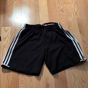 Adidas soccer shorts.